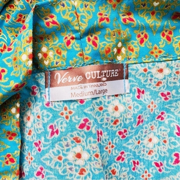 Verve Culture Jasmine Thai Women’s Belted Lounge Robe Size M/L - Picture 11 of 11